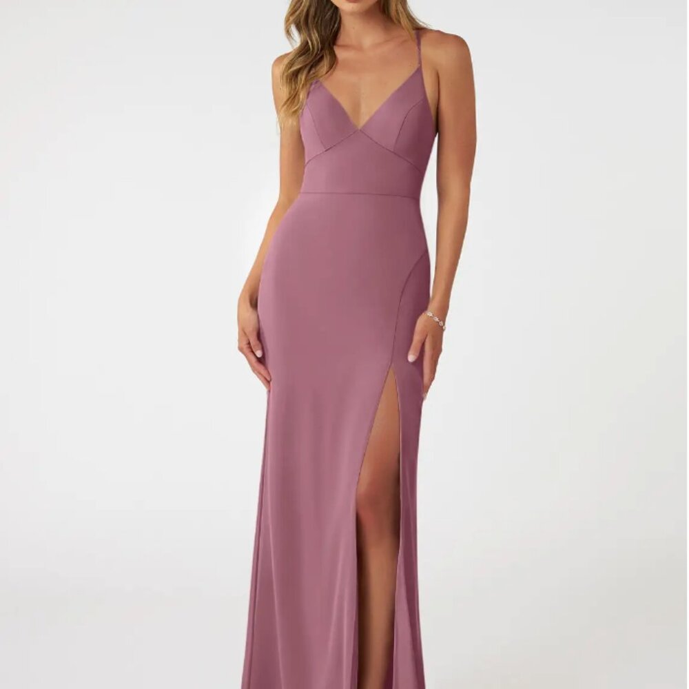 Azazie Becca Bridesmaid Dress - Vintage Mauve